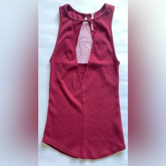 Free People Friday Tank in Wine - Picture 4 of 8